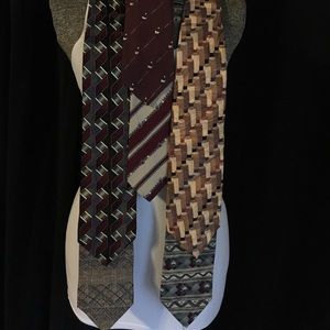 6 silk ties
